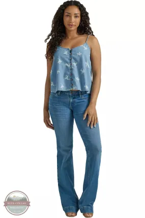 112347174 Button Front Denim Cami