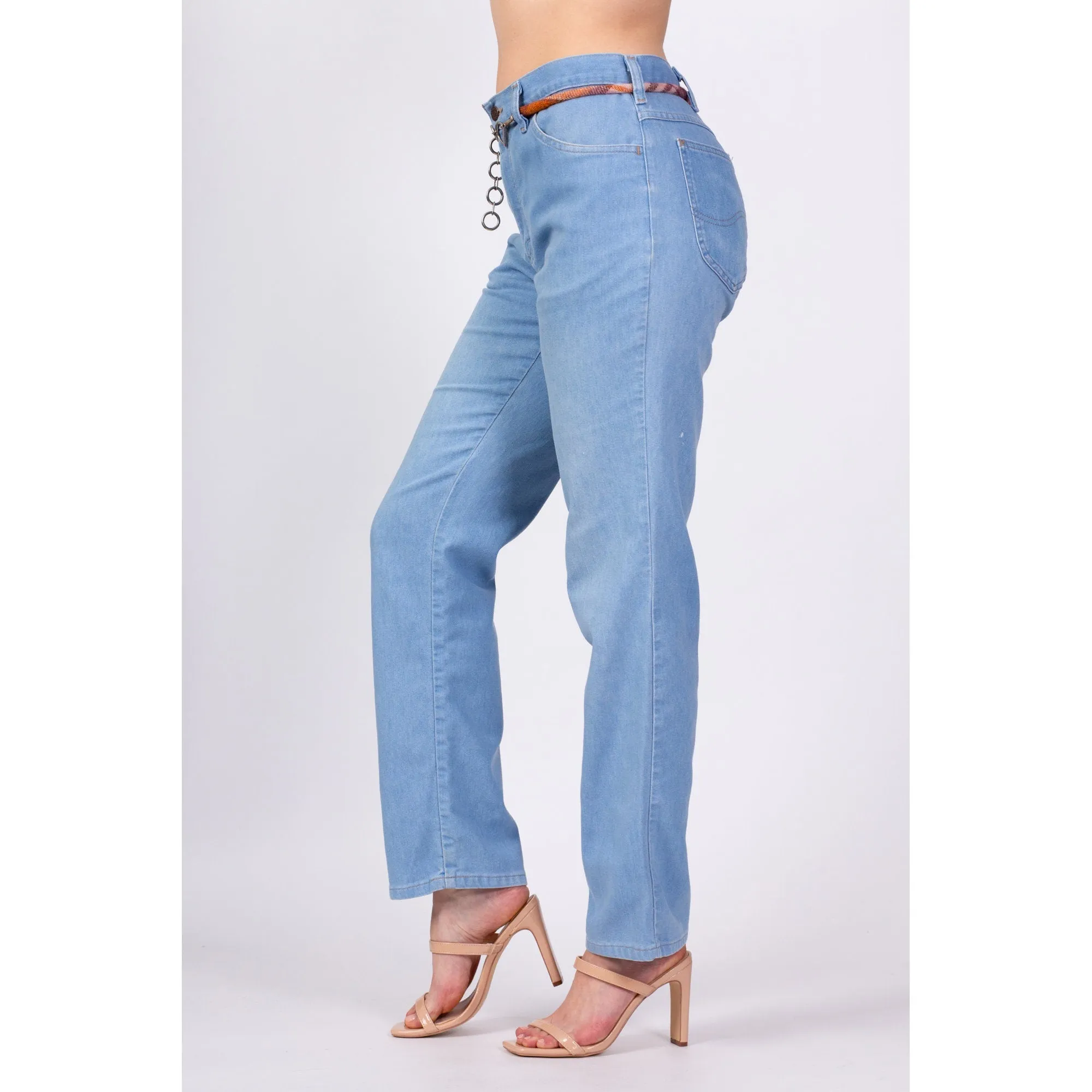 70s 80s Lee Light Wash Unisex Jeans - 32" Waist