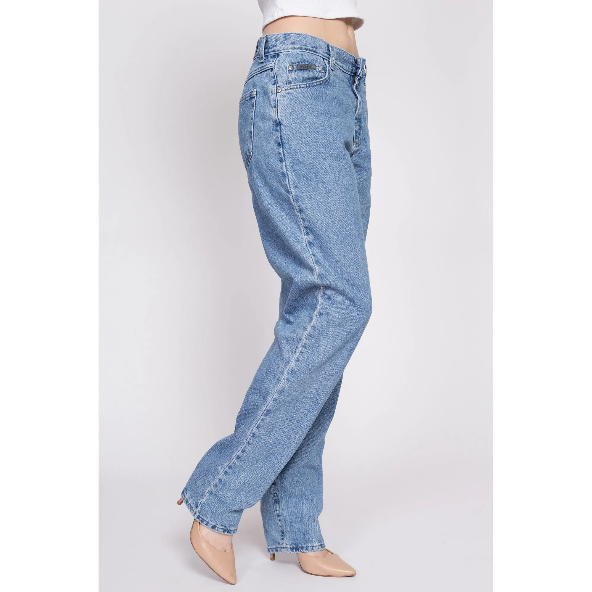 90s High Waisted Lee Jeans - Medium Long, 30"