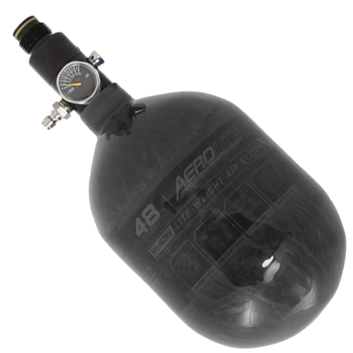 AeroLite Carbon Fiber Tank - 48ci / 4500psi  - Smoke