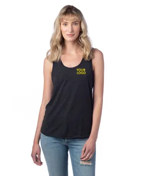 Alternative Ladies' Modal Tri-Blend Racer Tank, Black