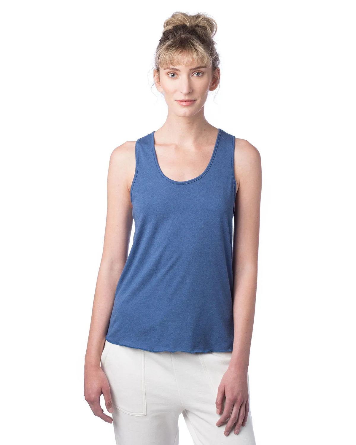 Alternative Ladies' Modal Tri-Blend Racer Tank, Heritage Royal