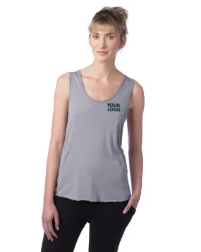 Alternative Ladies' Modal Tri-Blend Racer Tank, Nickel