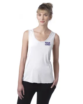 Alternative Ladies' Modal Tri-Blend Racer Tank, White