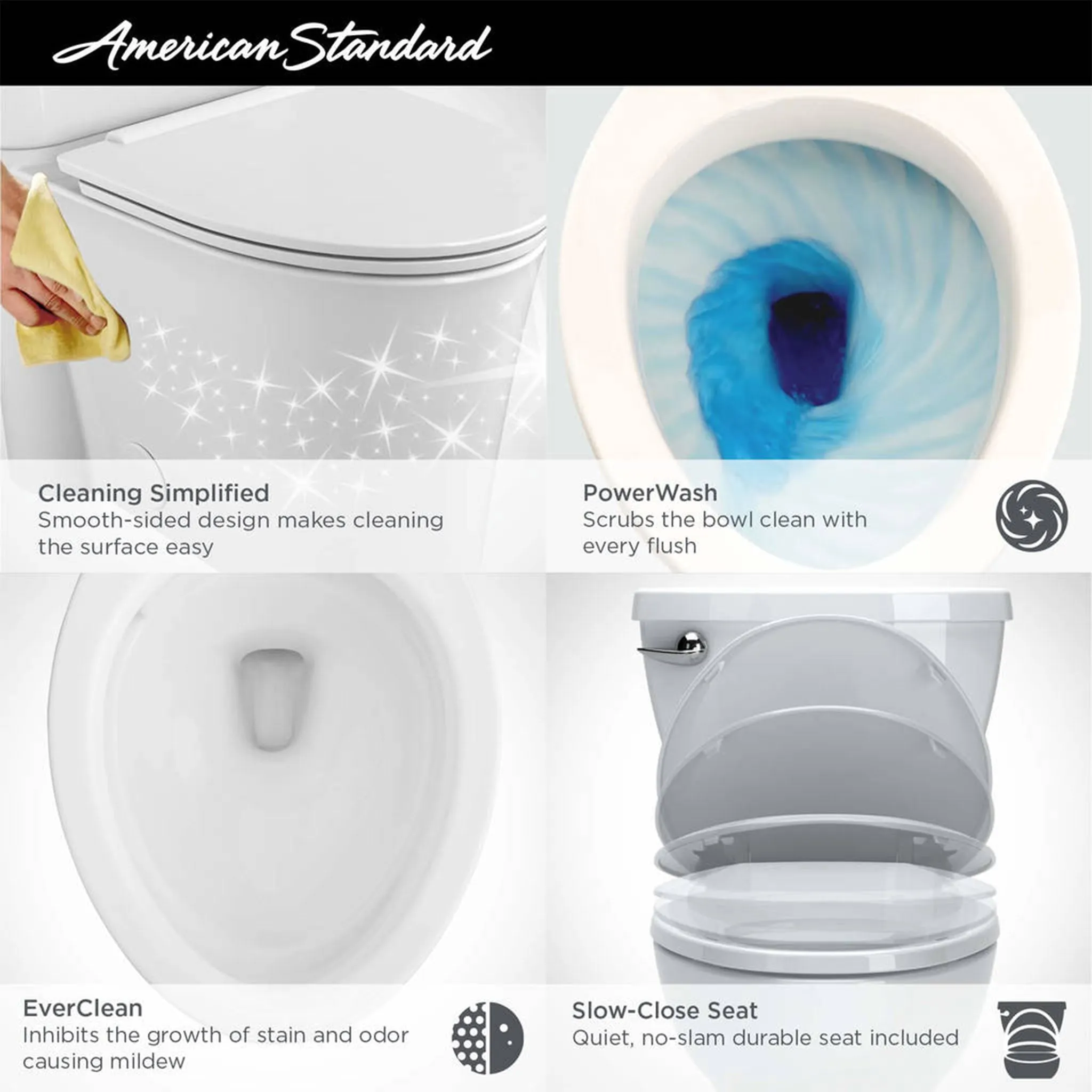 American Standard Studio S Right Height Elongated Toilet with Seat