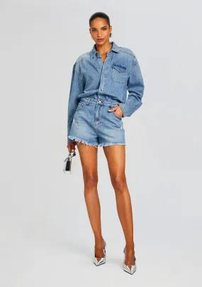 Annie Denim Romper