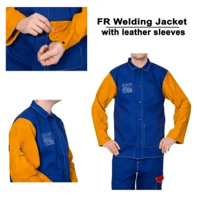 Arcsmith FR Welding Jacket with Leather sleeves