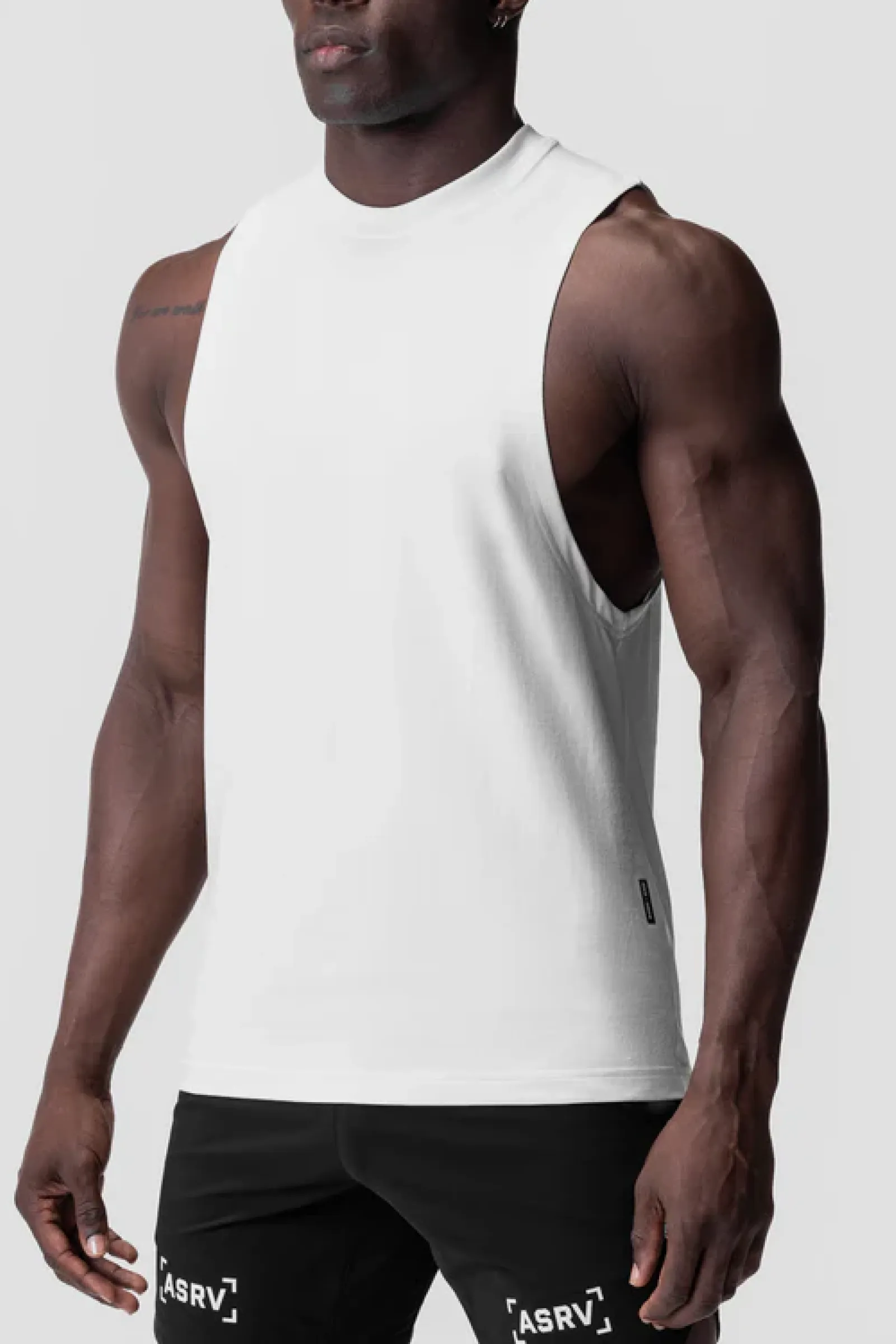 ASRV Supima Muscle Tank - White