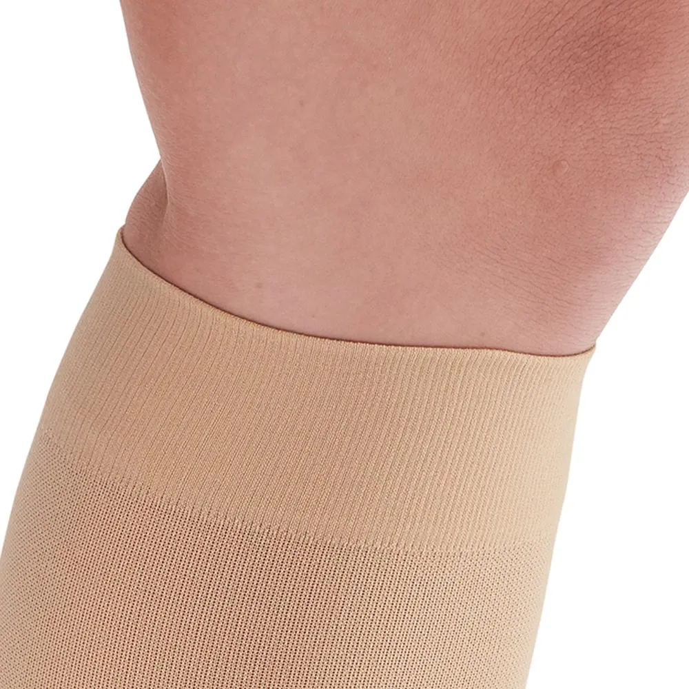 AW Style 391OT Luxury Opaque Open Toe Knee Highs - 30-40 mmHg