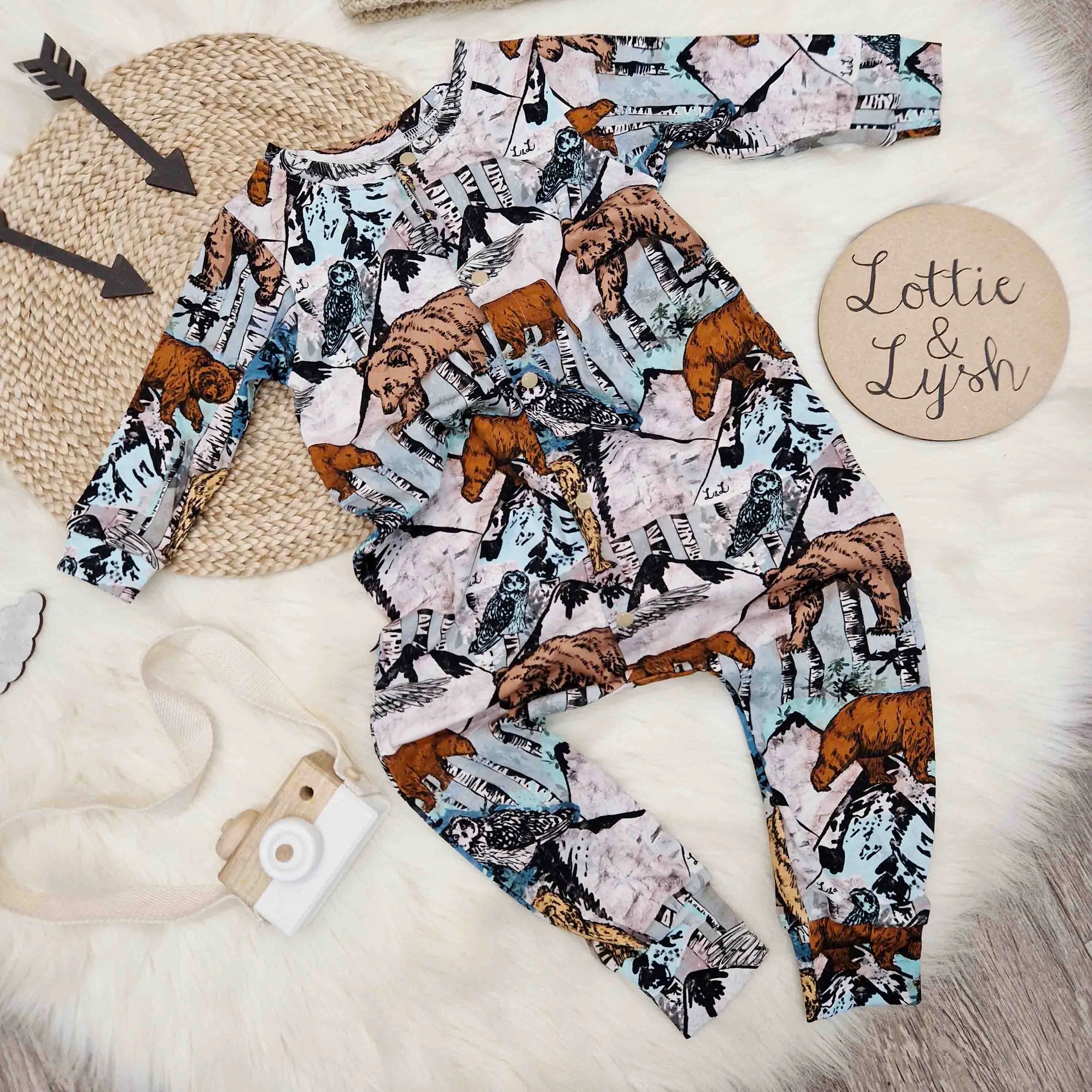 Baby & Toddler Romper | Mountain Bears