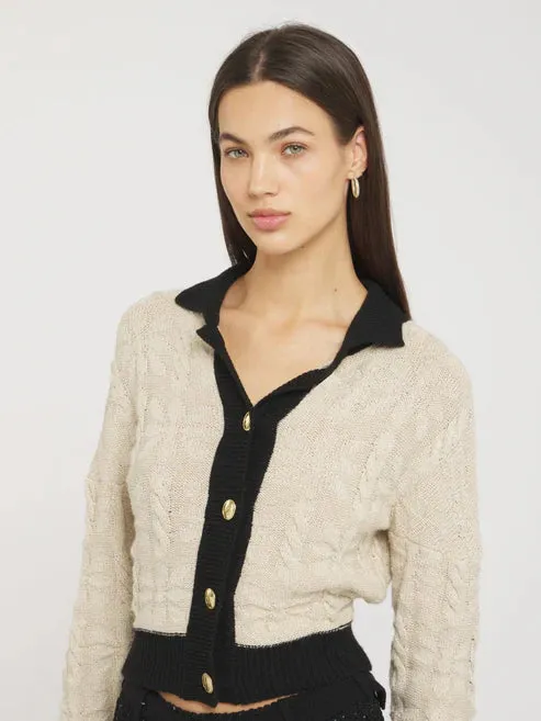 Bella Cardigan in Creme