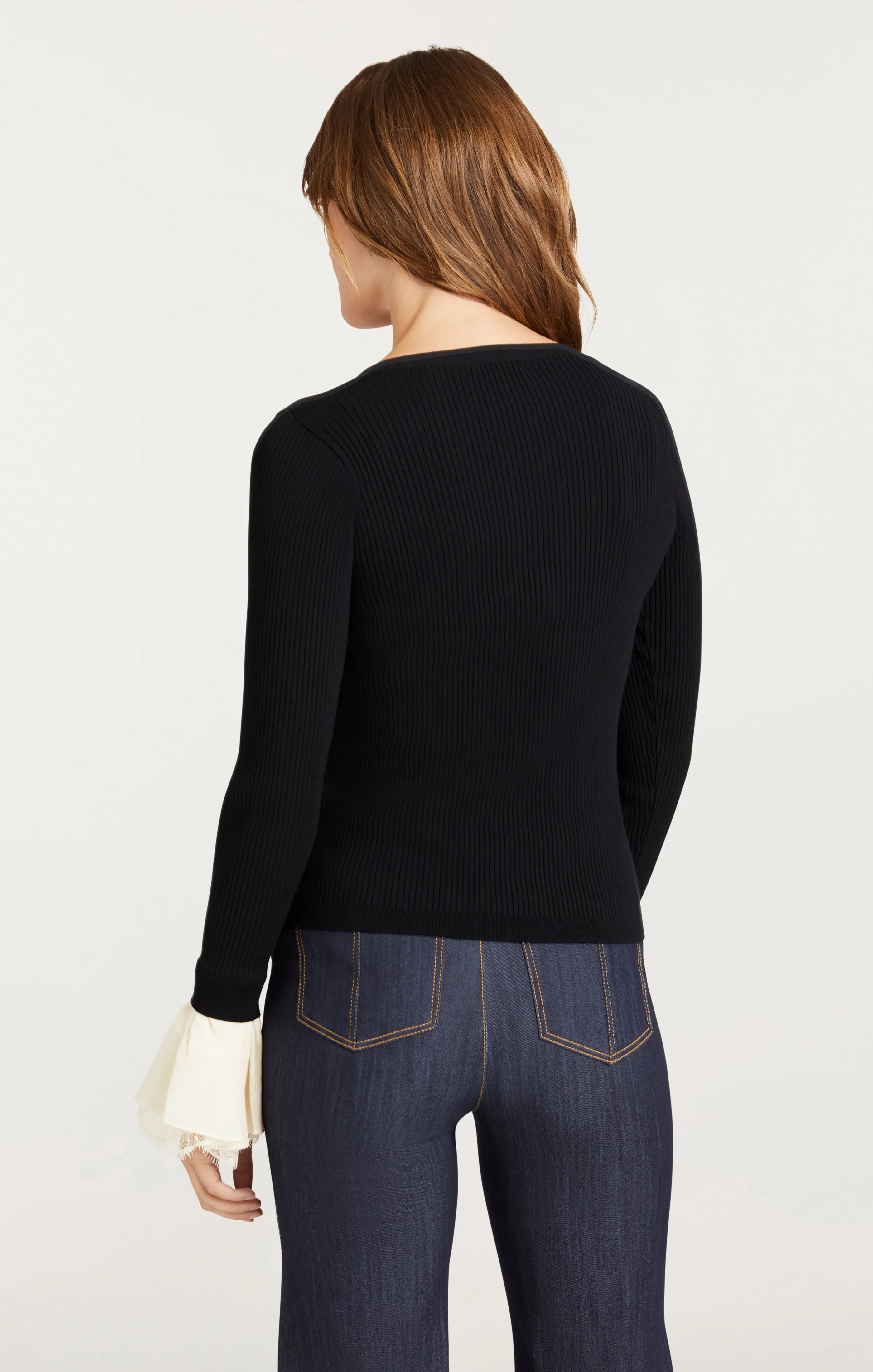 Bernadette Prestyled Ribbed Cardigan