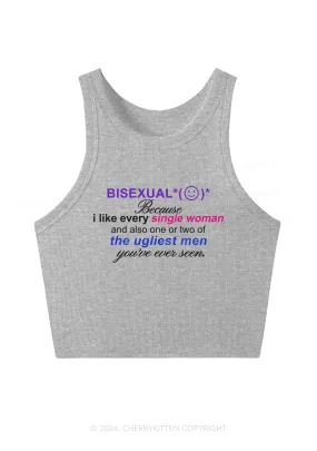 Bisexual Women Y2K Crop Tank Top Cherrykitten