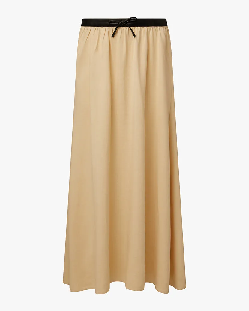 Bow Maxi Skirt