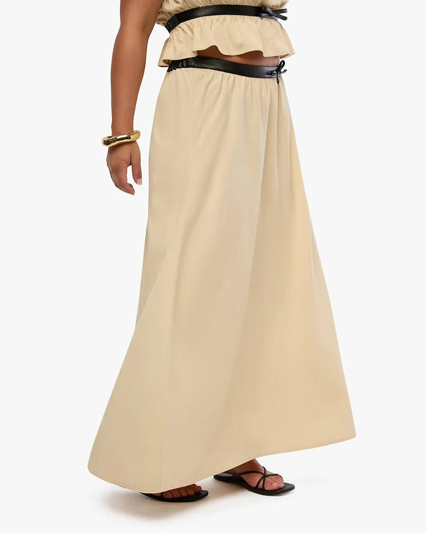 Bow Maxi Skirt