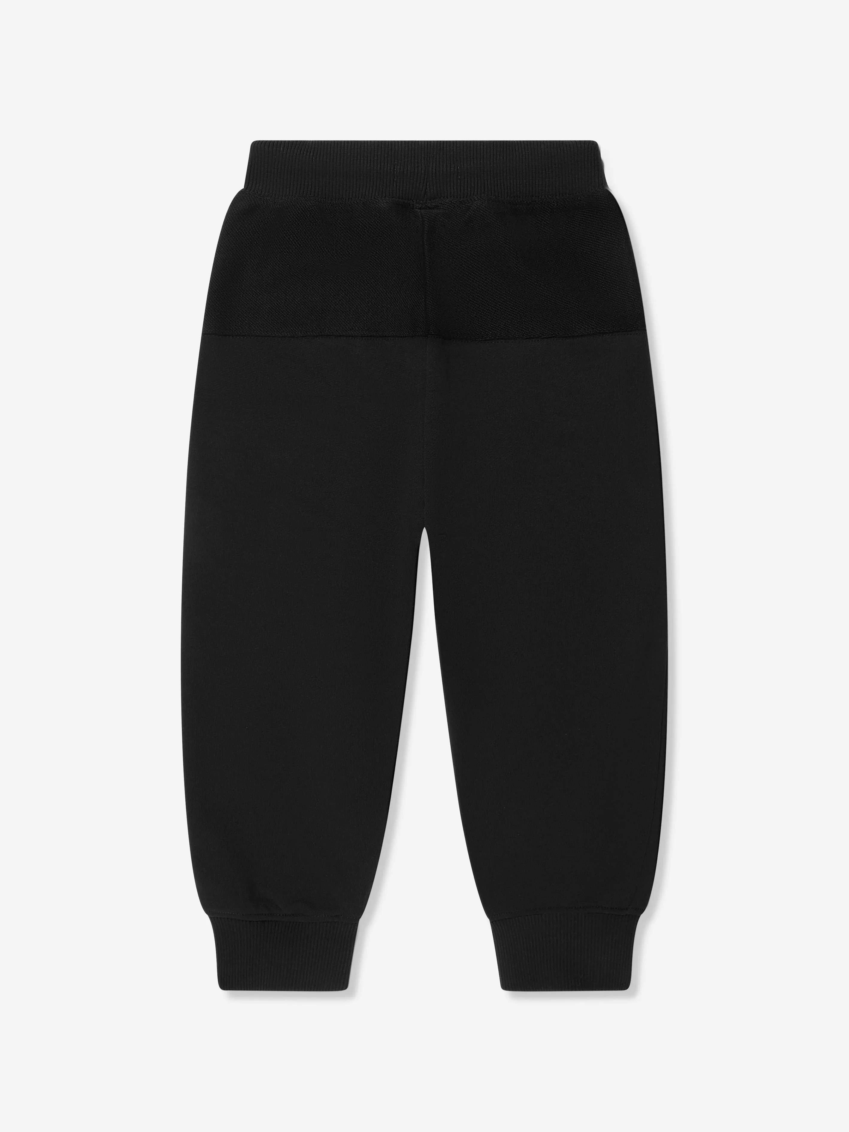 Calvin Klein Boys CK Towelling Loopback Joggers in Black