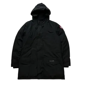 Canada Goose Black Premium Down Filled Multipocket Spellout Jacket - Medium