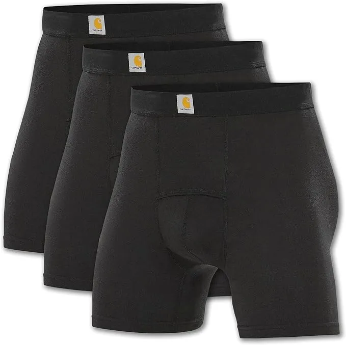 Carhartt Men's Stretch 5” Boxer Brief 3 Pack