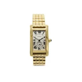 Cartier Tank Americaine Watch - 18ct Yellow Gold - Model: 2556