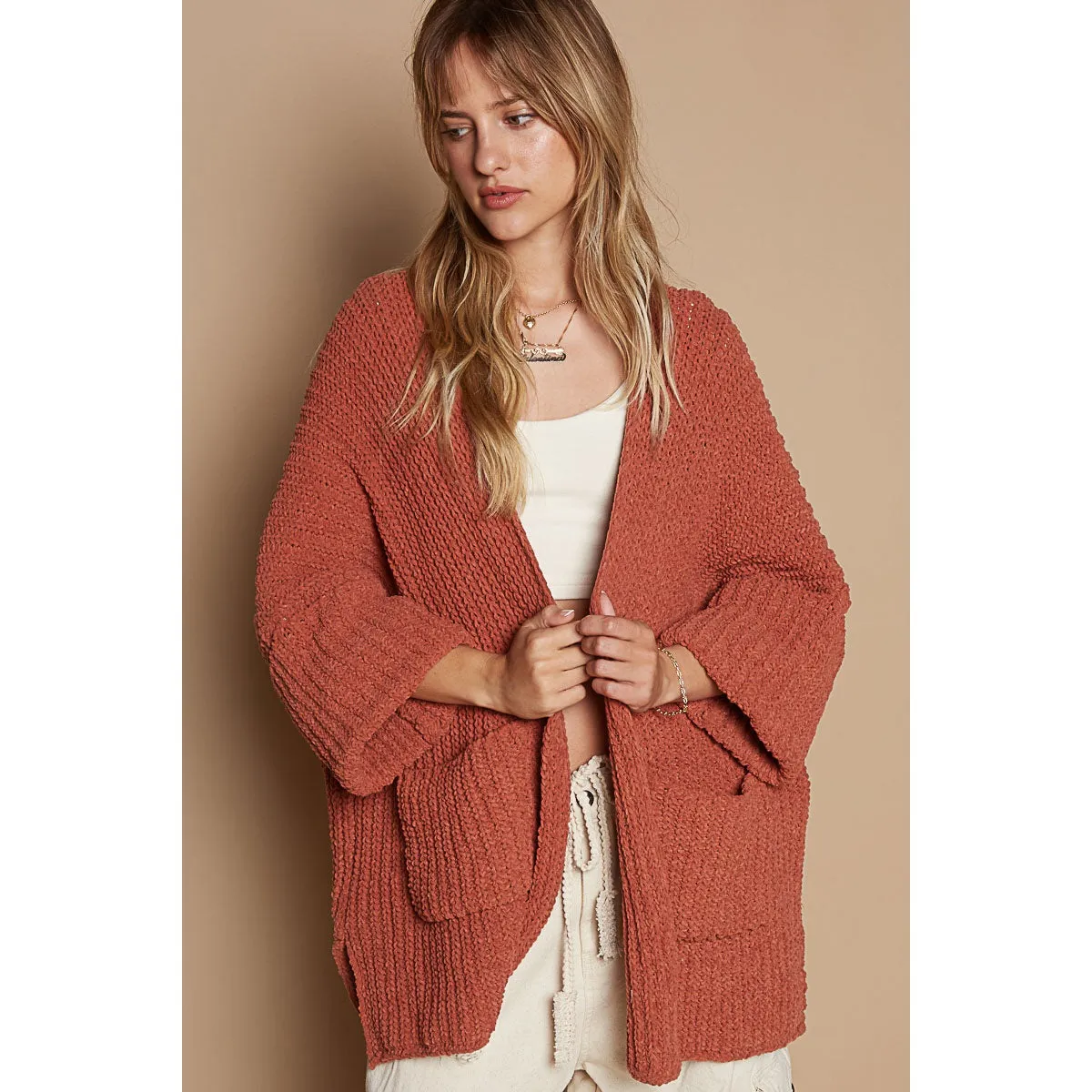 Chenille Cardigan