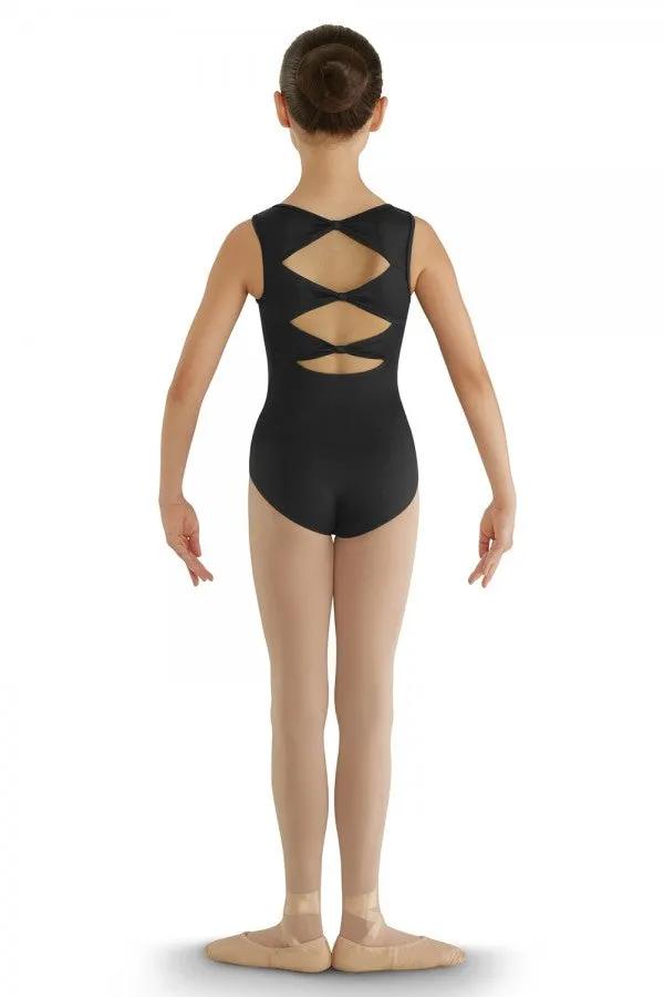 CL8835 Three Bow Back Tank Leotard