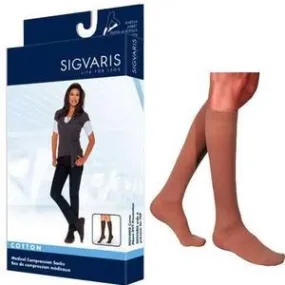 Cotton Comfort Men's Knee-High Compression Stockings Medium Long, Crispa