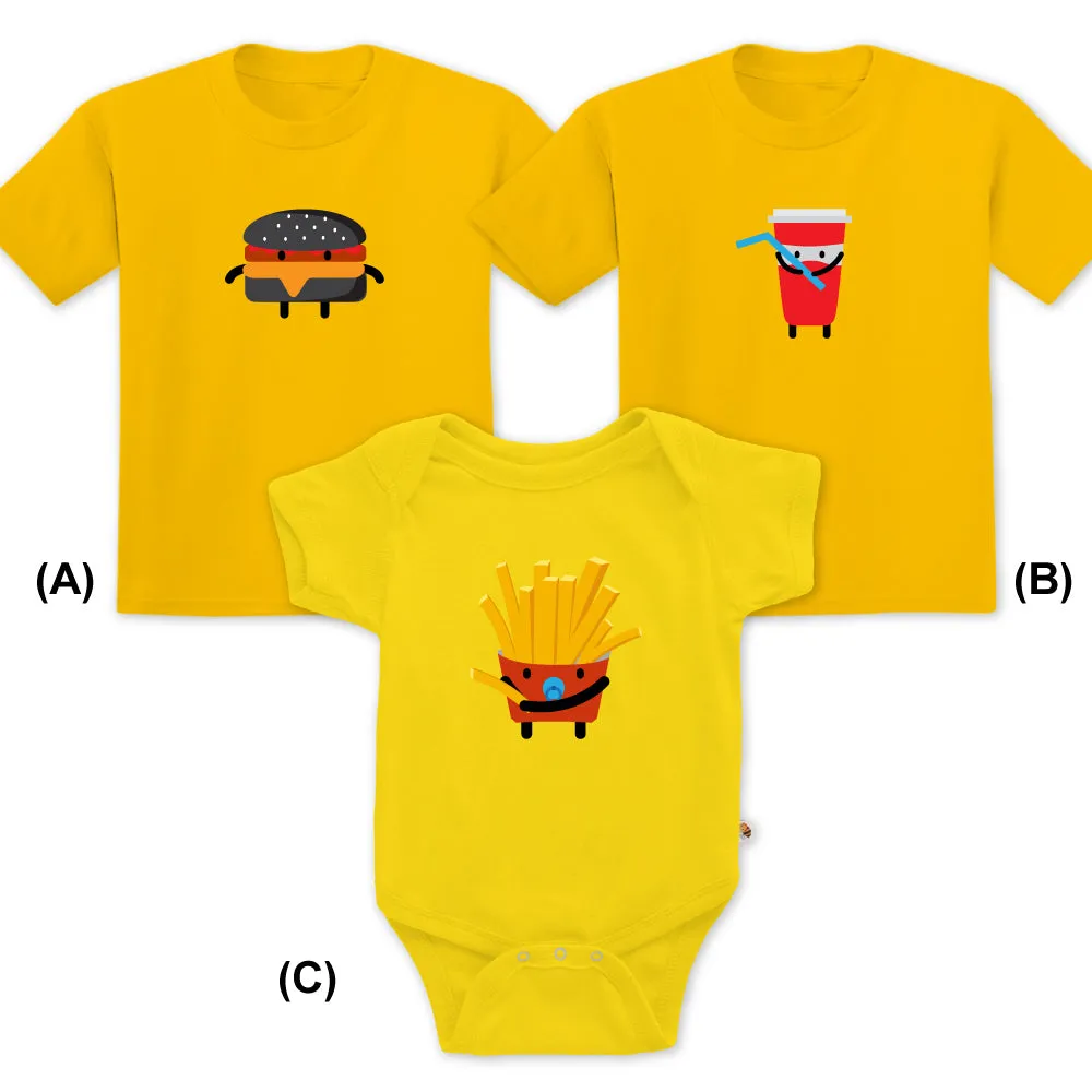 Cute Fast Food Family Set