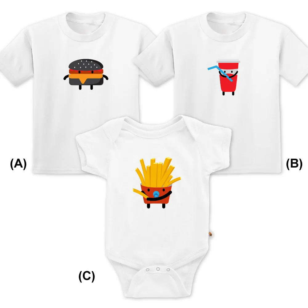 Cute Fast Food Family Set