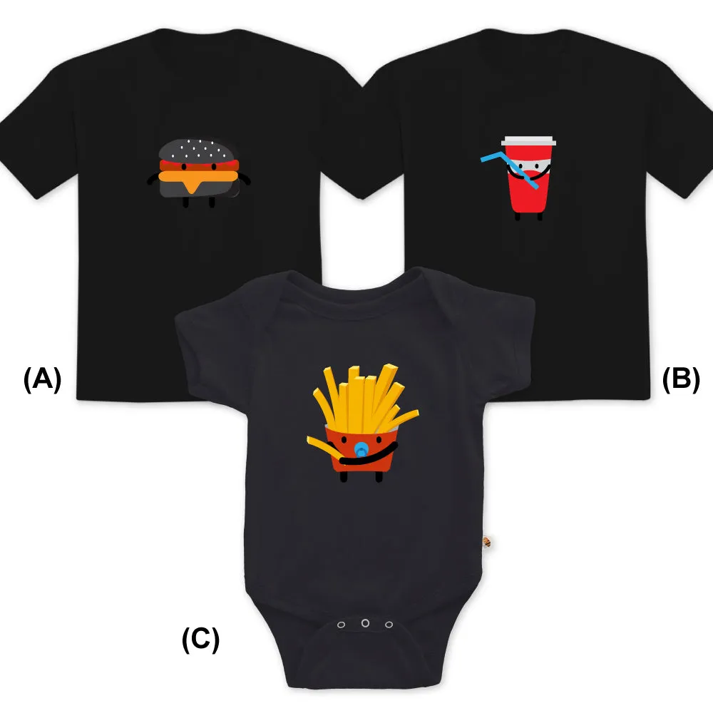 Cute Fast Food Family Set