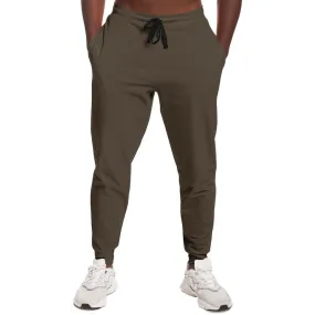 Dark Orange Brown Joggers | Unisex | with PLUS sizes | Dark Pale Pastel Orange Brown | C0M15Y30K80