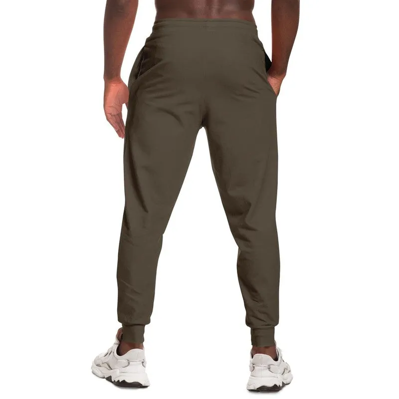 Dark Orange Brown Joggers | Unisex | with PLUS sizes | Dark Pale Pastel Orange Brown | C0M15Y30K80