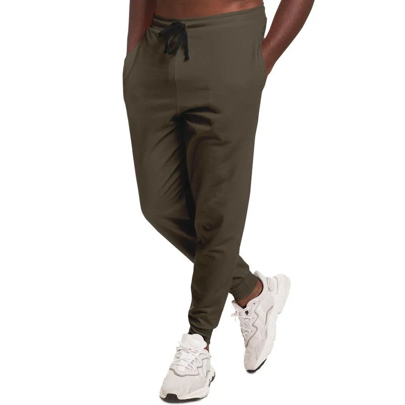 Dark Orange Brown Joggers | Unisex | with PLUS sizes | Dark Pale Pastel Orange Brown | C0M15Y30K80