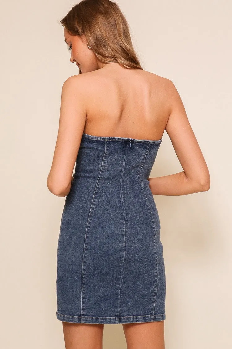 Denim Bodycon Dress