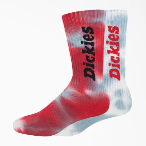 Dickies Tie-Dye Crew Socks - Tie-Dye