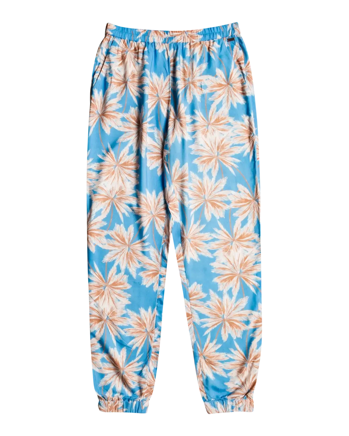 Easy Peasy Joggers in Azure Blue Palm Island