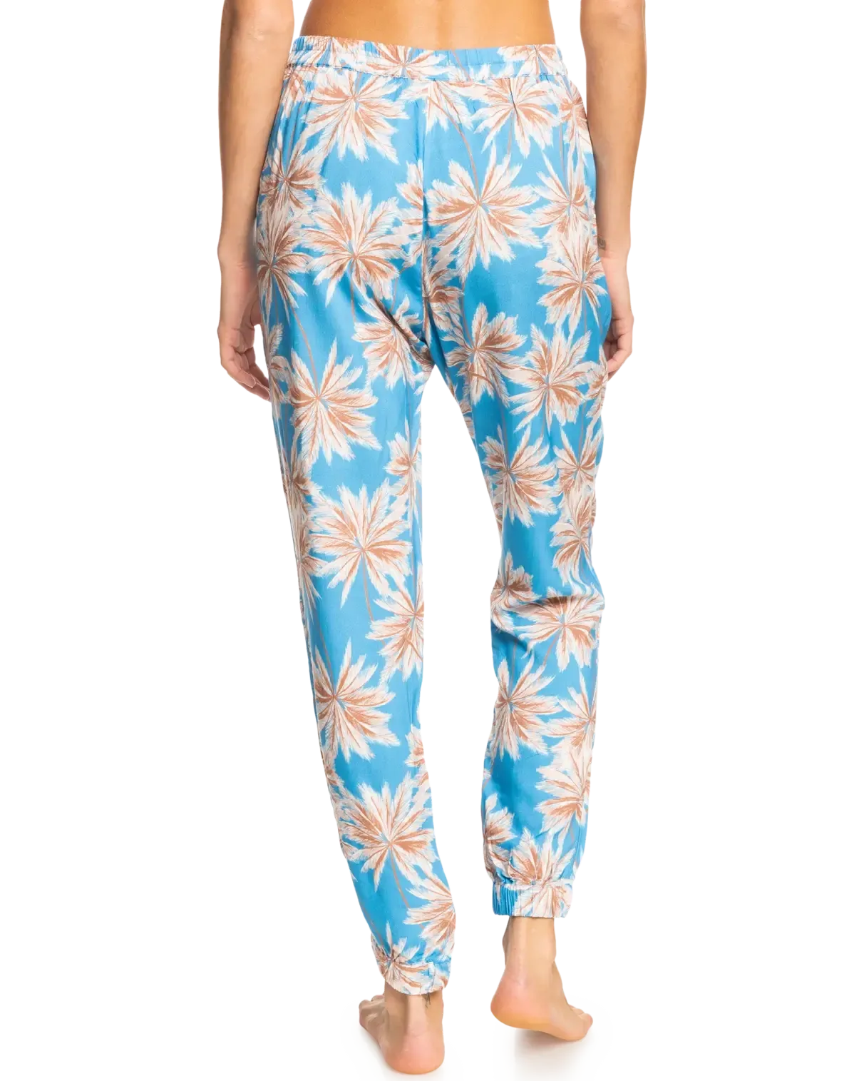 Easy Peasy Joggers in Azure Blue Palm Island