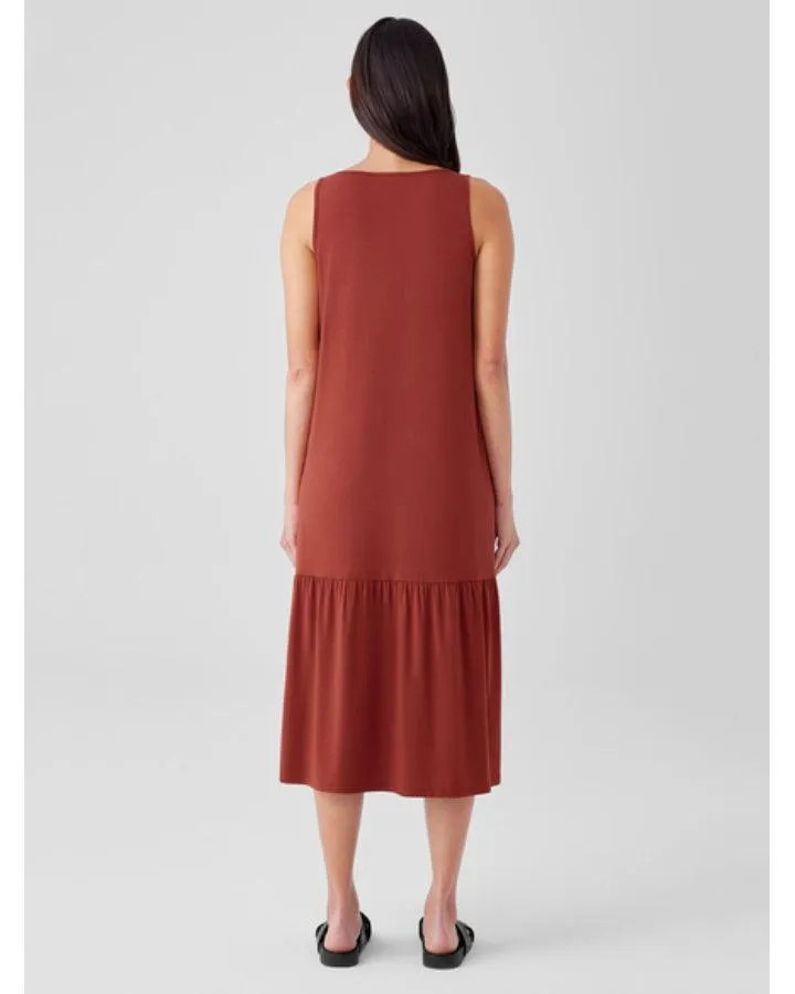 Eileen Fisher Fine Jersey Tiered Dress