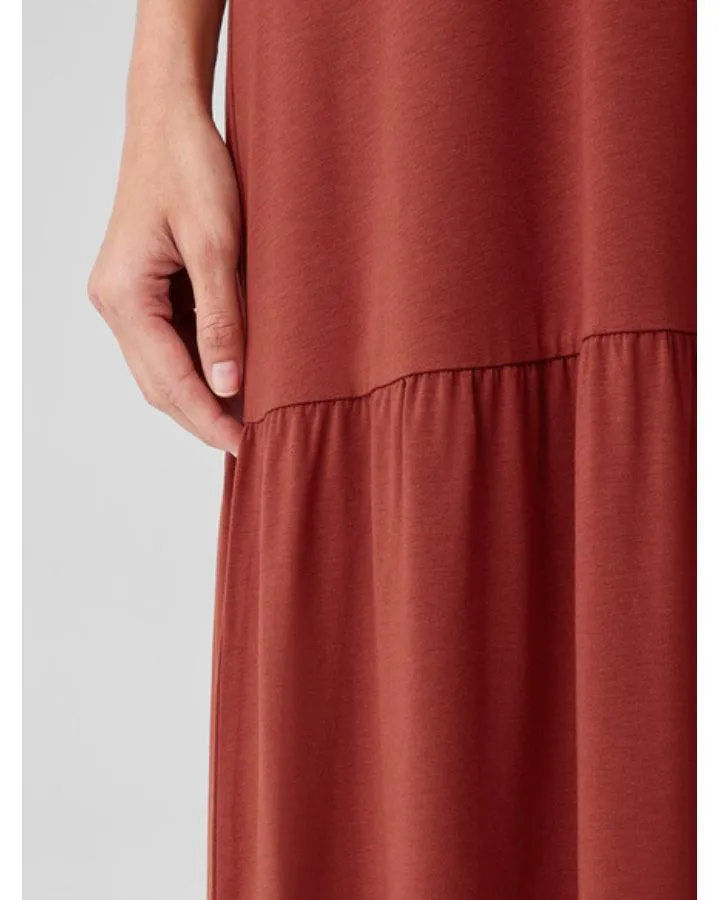 Eileen Fisher Fine Jersey Tiered Dress