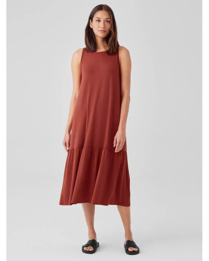 Eileen Fisher Fine Jersey Tiered Dress