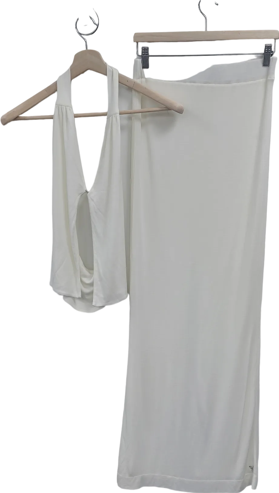 Etta Collection Cream Herodes Top And Maxi Skirt UK S