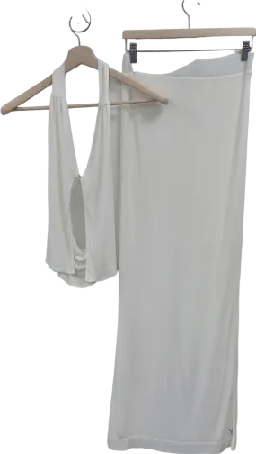 Etta Collection Cream Herodes Top And Maxi Skirt UK S