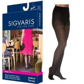 EverSheer Pantyhose, 30-40, Large, Long, Closed, Black