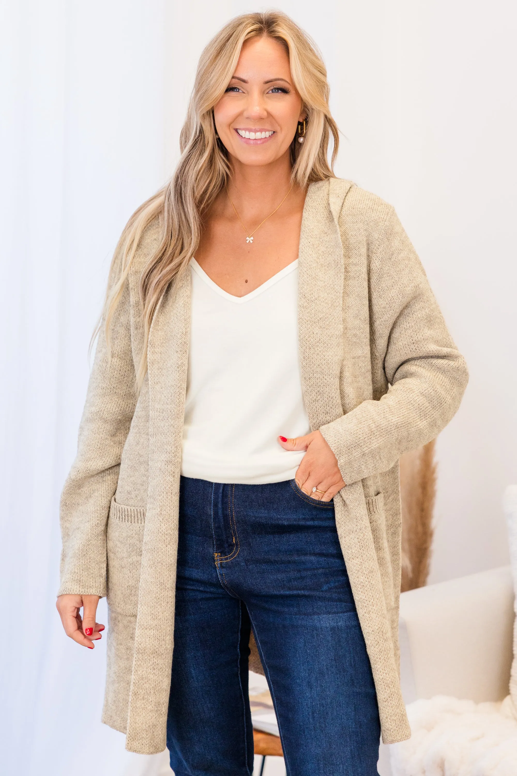 Fall Beyond Cardigan, Heather Mocha