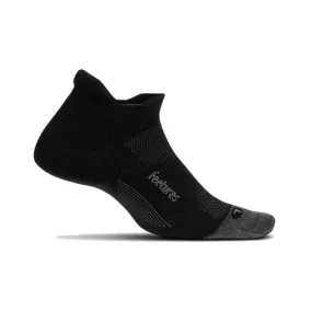 Feetures Merino 10 Ultra Light No Show Tab Charcoal