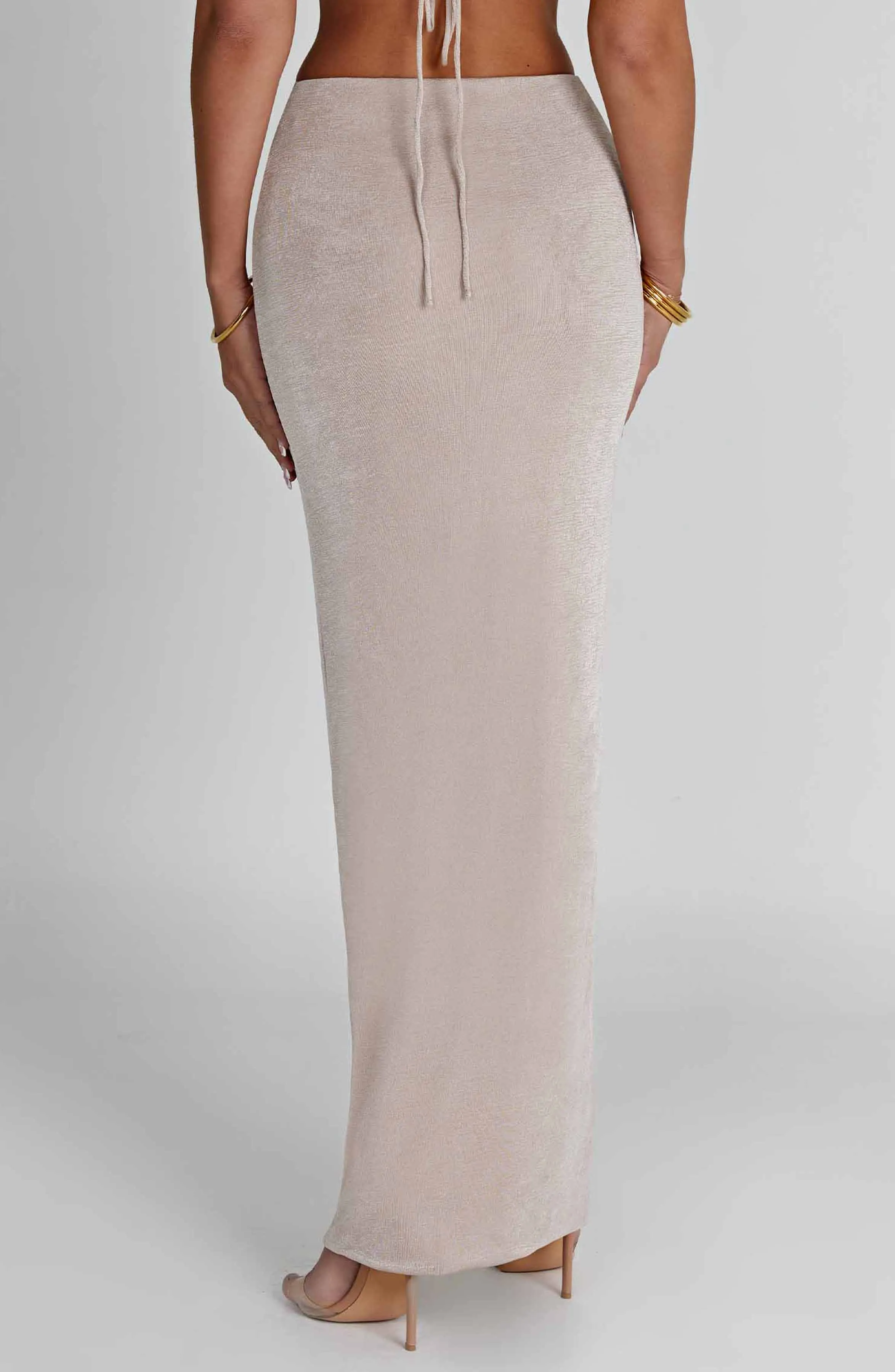 Fifi Maxi Skirt - Champagne