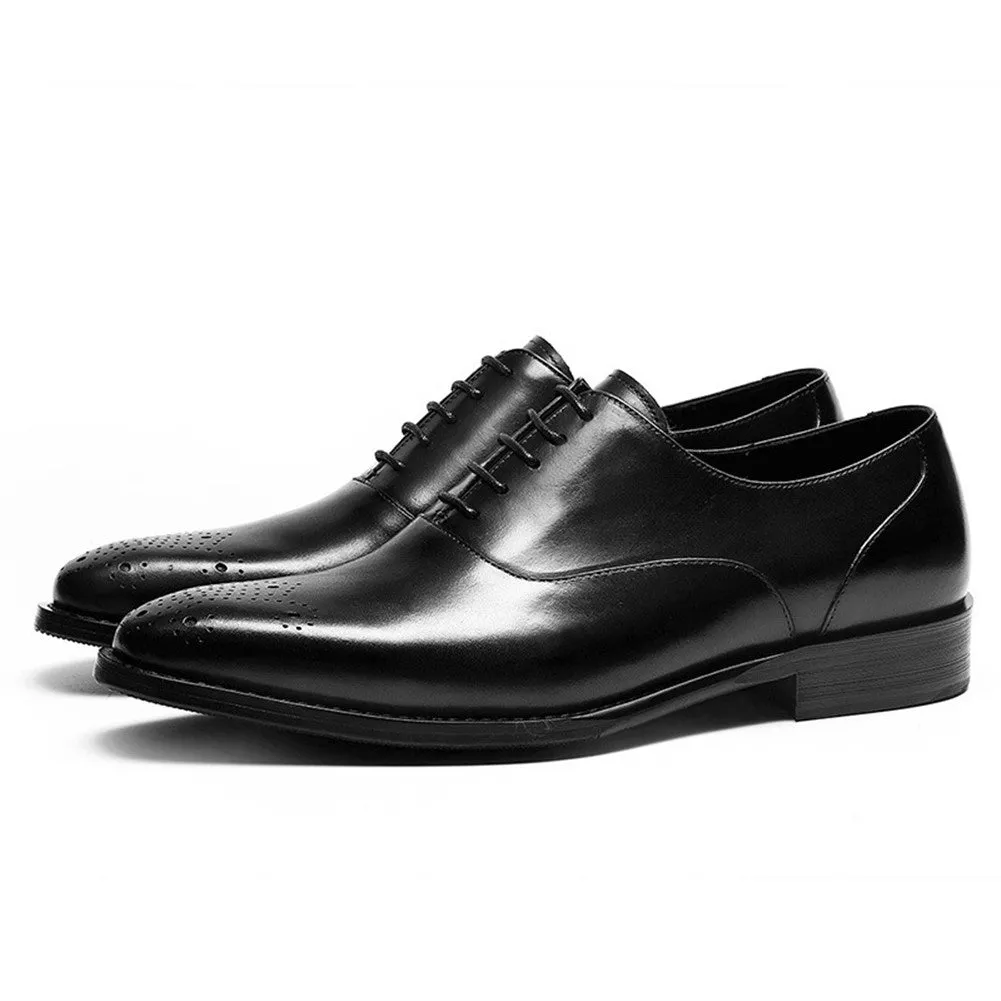 Genuine Leather Low Top Derby for Men