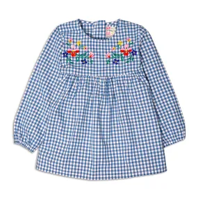 Gingham Fashion Check Top