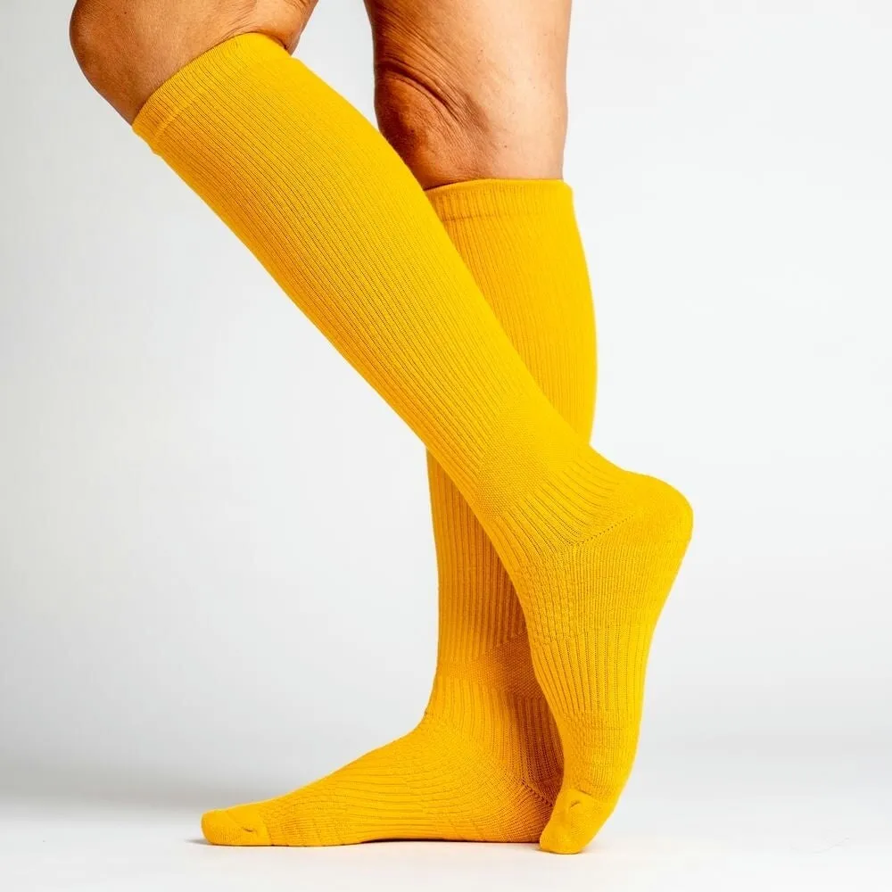 Golden Yellow Compression Socks