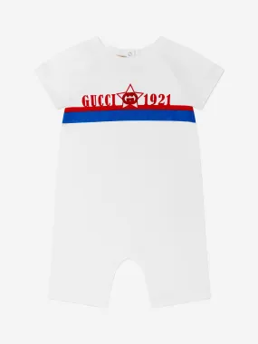 Gucci Baby Logo Print Romper