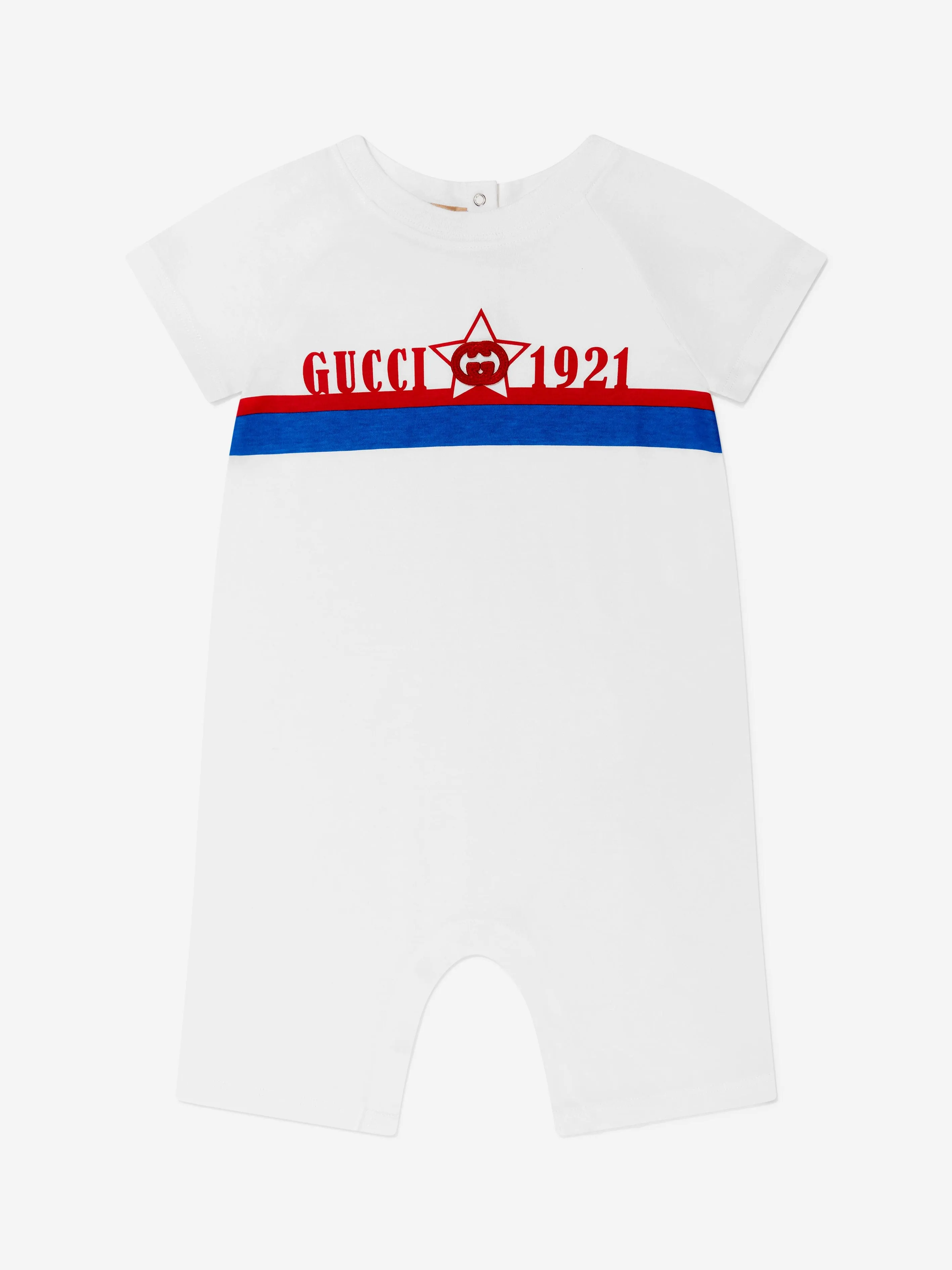 Gucci Baby Logo Print Romper